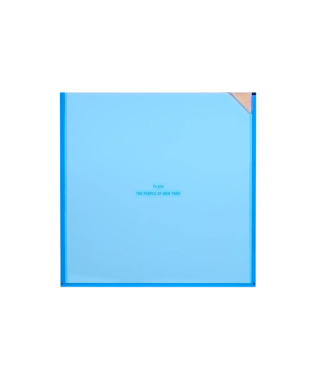 슬론(SLON) 슬론스토어 10주년 ‘preciate ya’ 아크릴 인센스 버너 - 클리어 블루