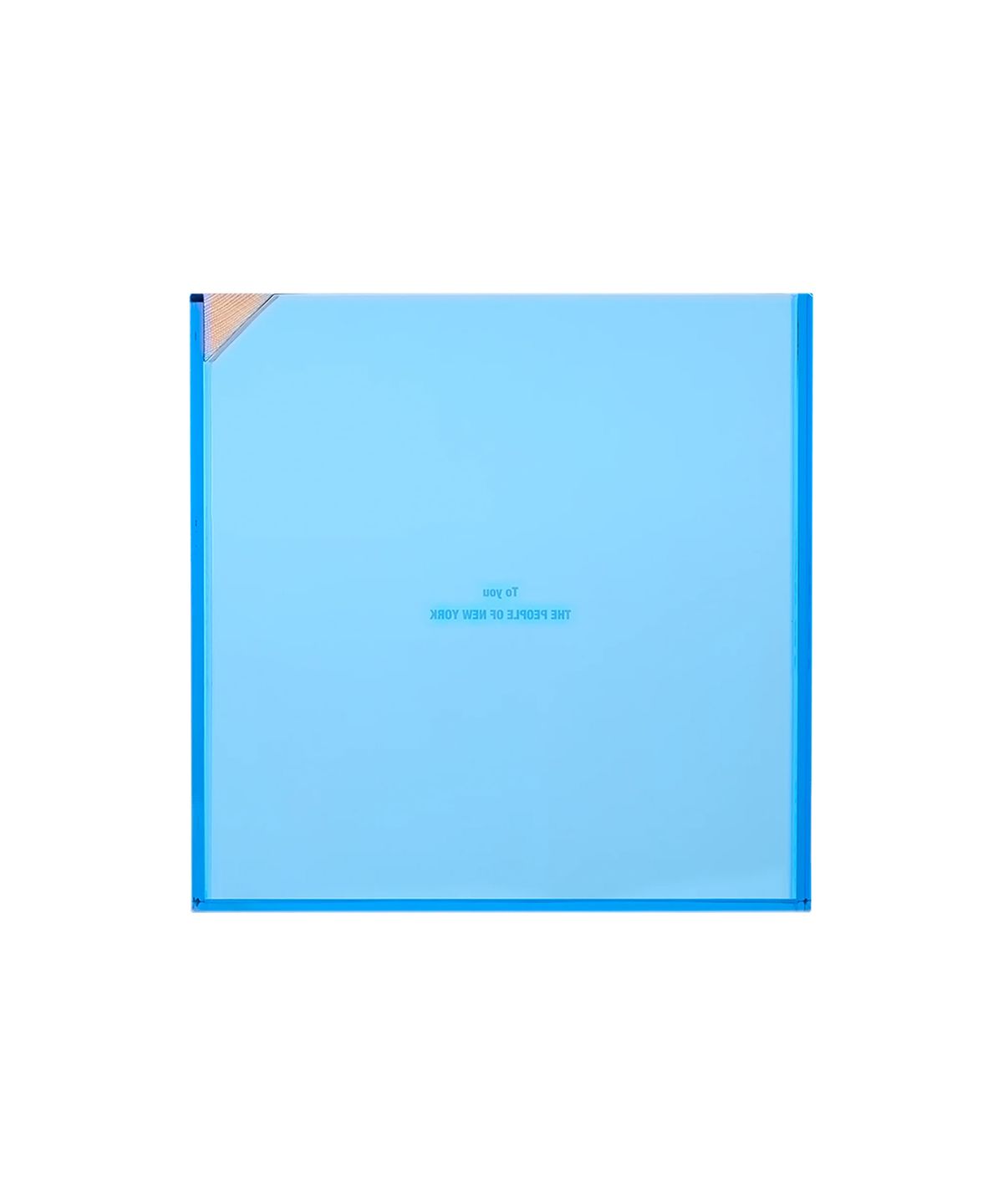 슬론(SLON) 슬론스토어 10주년 ‘preciate ya’ 아크릴 인센스 버너 - 클리어 블루