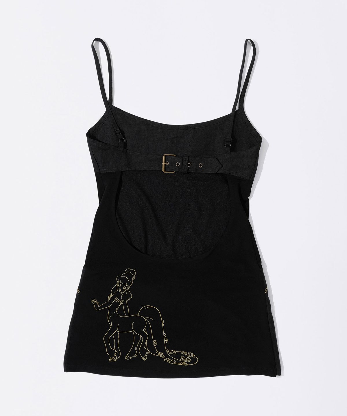 스컬프터(SCULPTOR) [Sculptor X Fantasia] Western Mini Dress Black