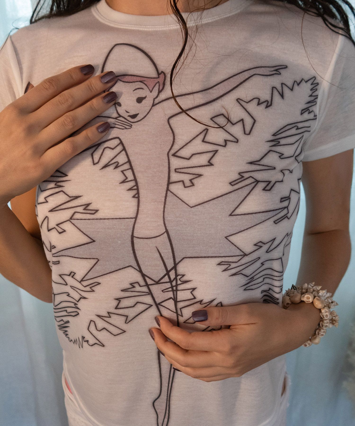 ★SCULPTOR★ Sculptor X Fantasia Fairy Tee White SC25S298WH ☆Fantasia – Sculptor