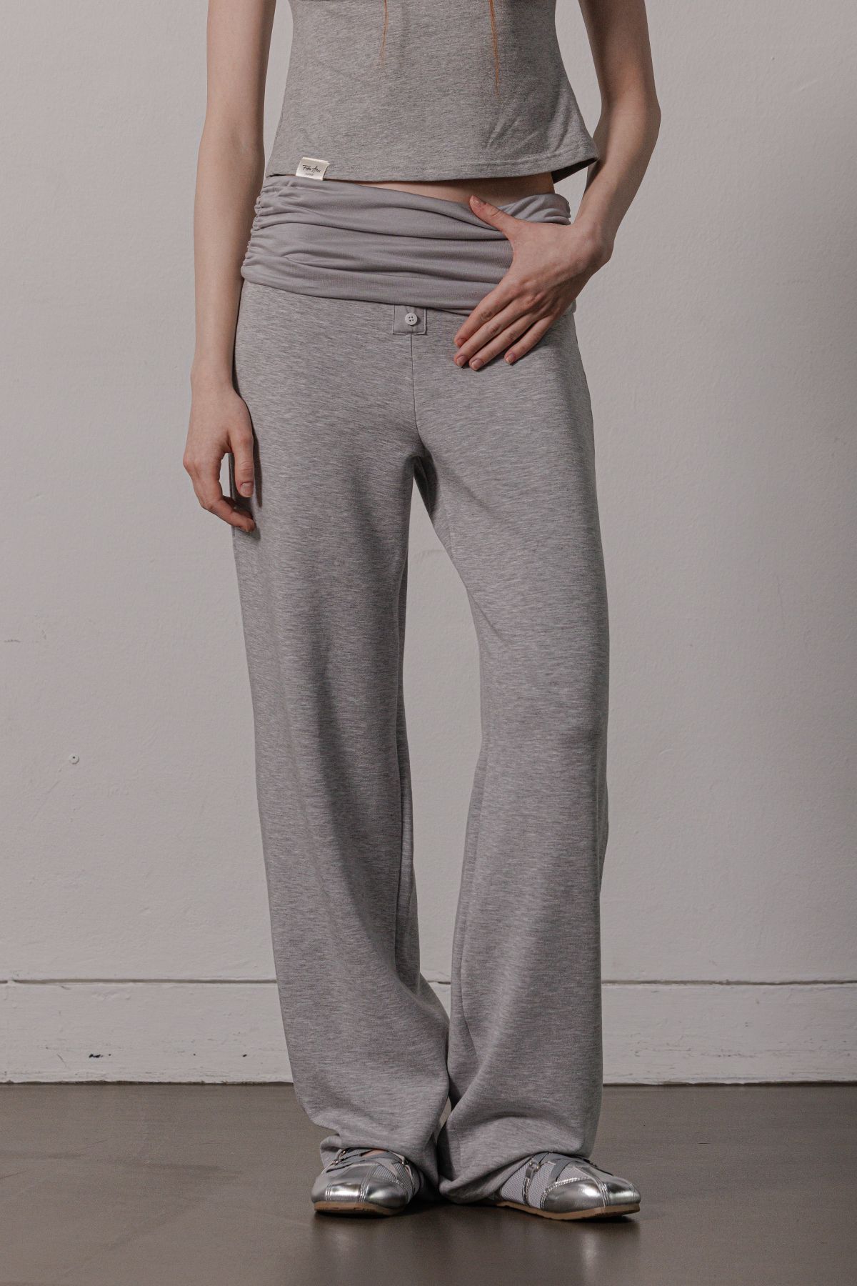 피프트 에일리어스(FIFTHALIAS) Danny day pants Melange grey