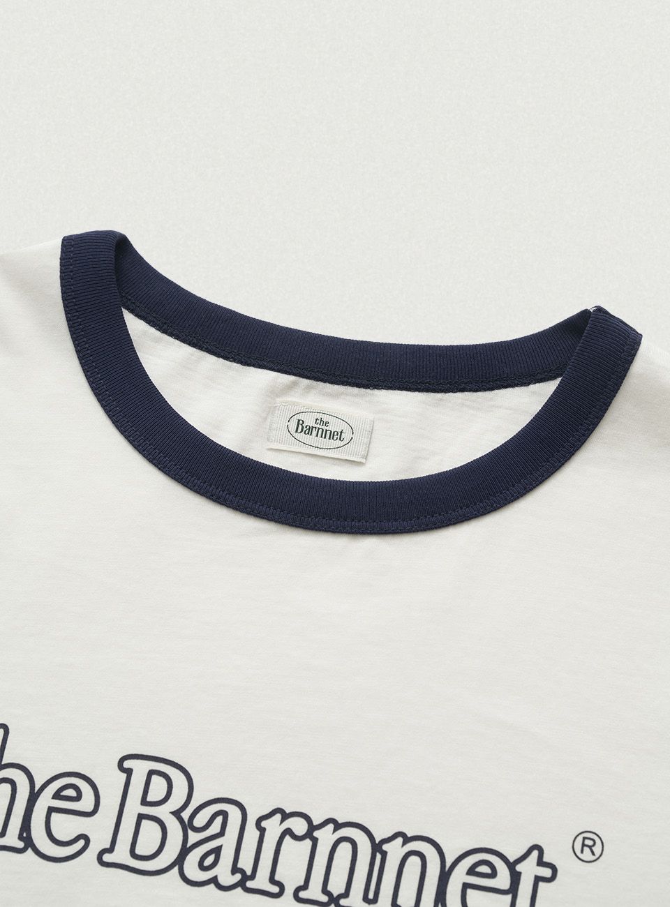 【The Barnnet】Basic Logo Ringer T-Shirt The Barnnet] Basic Logo Ringer T-Shirt_Navy 正規品 韓国