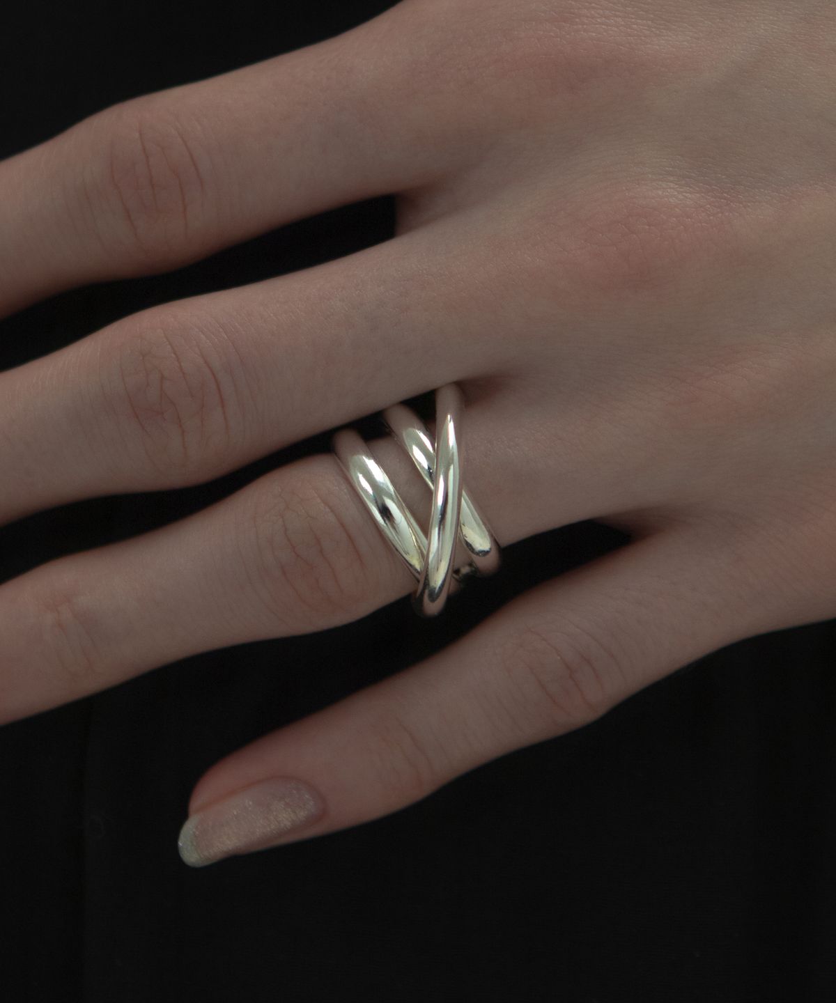 노비스도쿄(NOVICE TOKYO) 트리플 라인 반지 Triple Line Ring / Silver