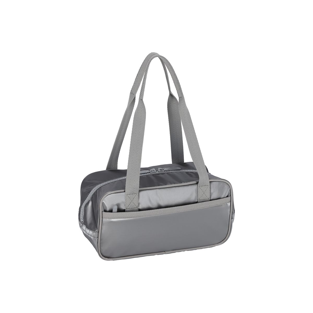 레스포색(LESPORTSAC) 건메탈 그레이 샤인 E/W 핸드백 [1303.MA08]