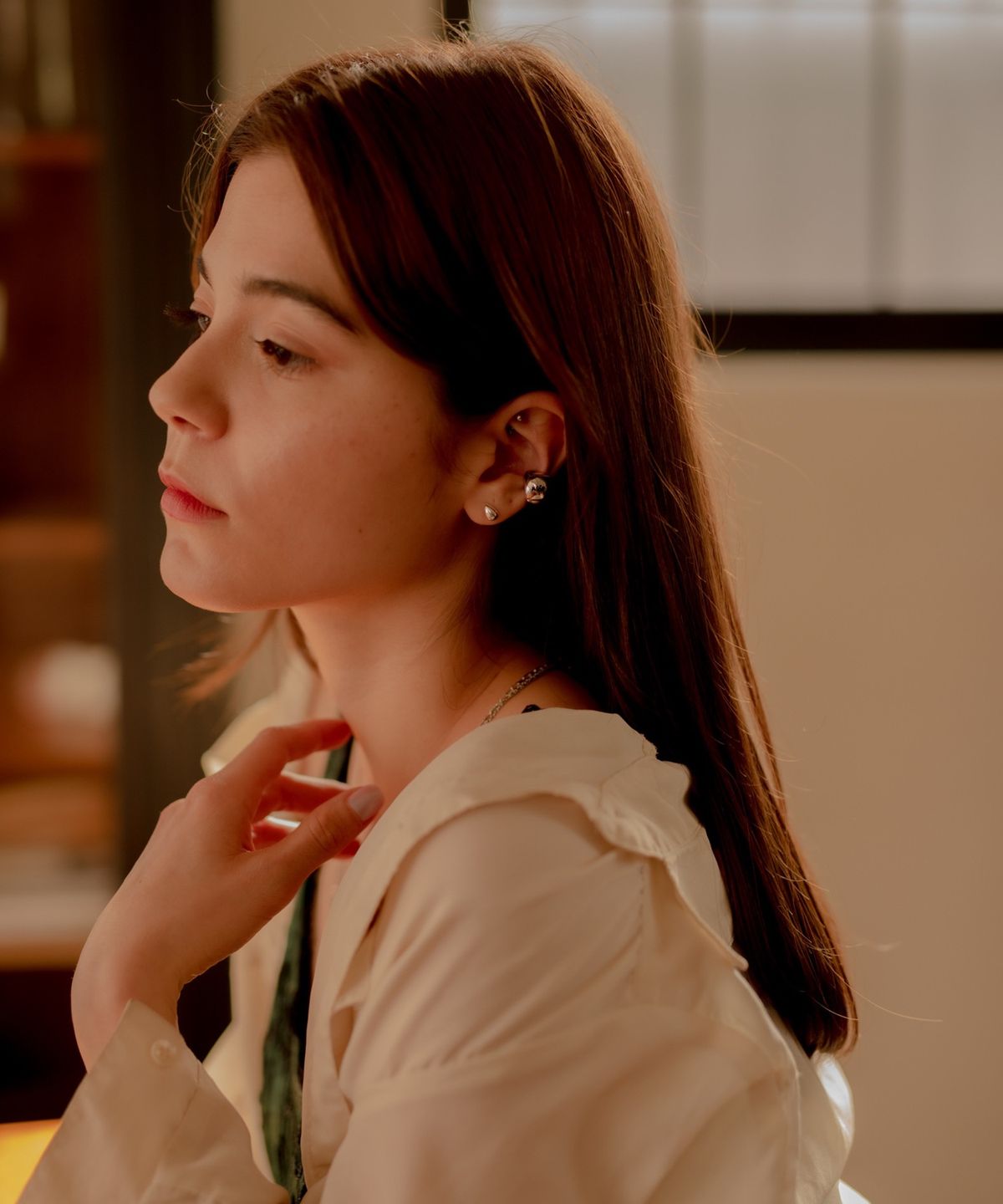노비스도쿄(NOVICE TOKYO) 볼드 링 이어커프 귀찌 남녀 공용 Volume Ear Cuff / Silver