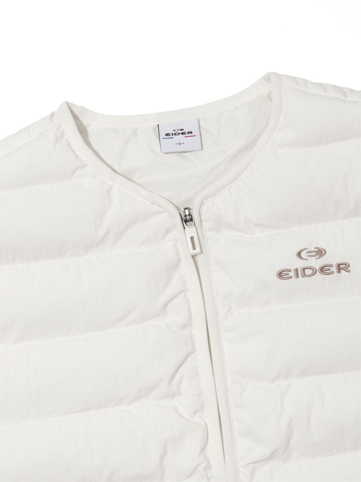 아이더(EIDER) POP U넥 여성 경량 패딩 베스트_Cream