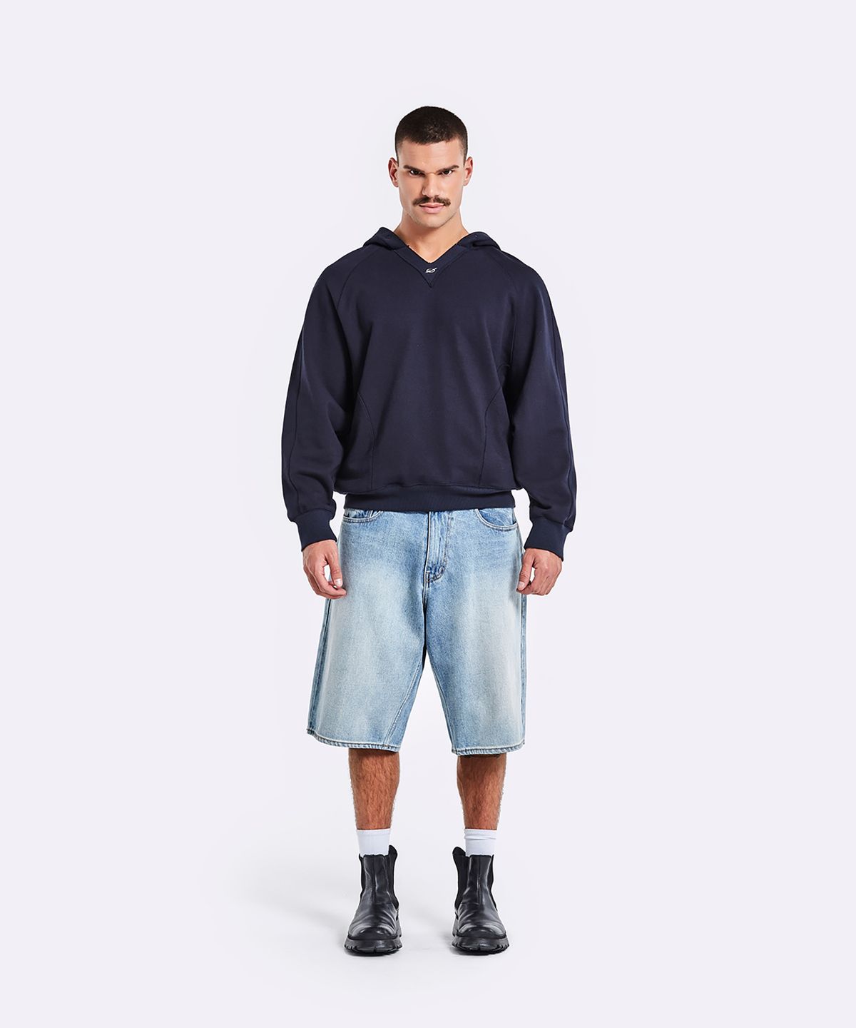 51퍼센트(51PERCENT) Denim Bermuda Shorts - Blue