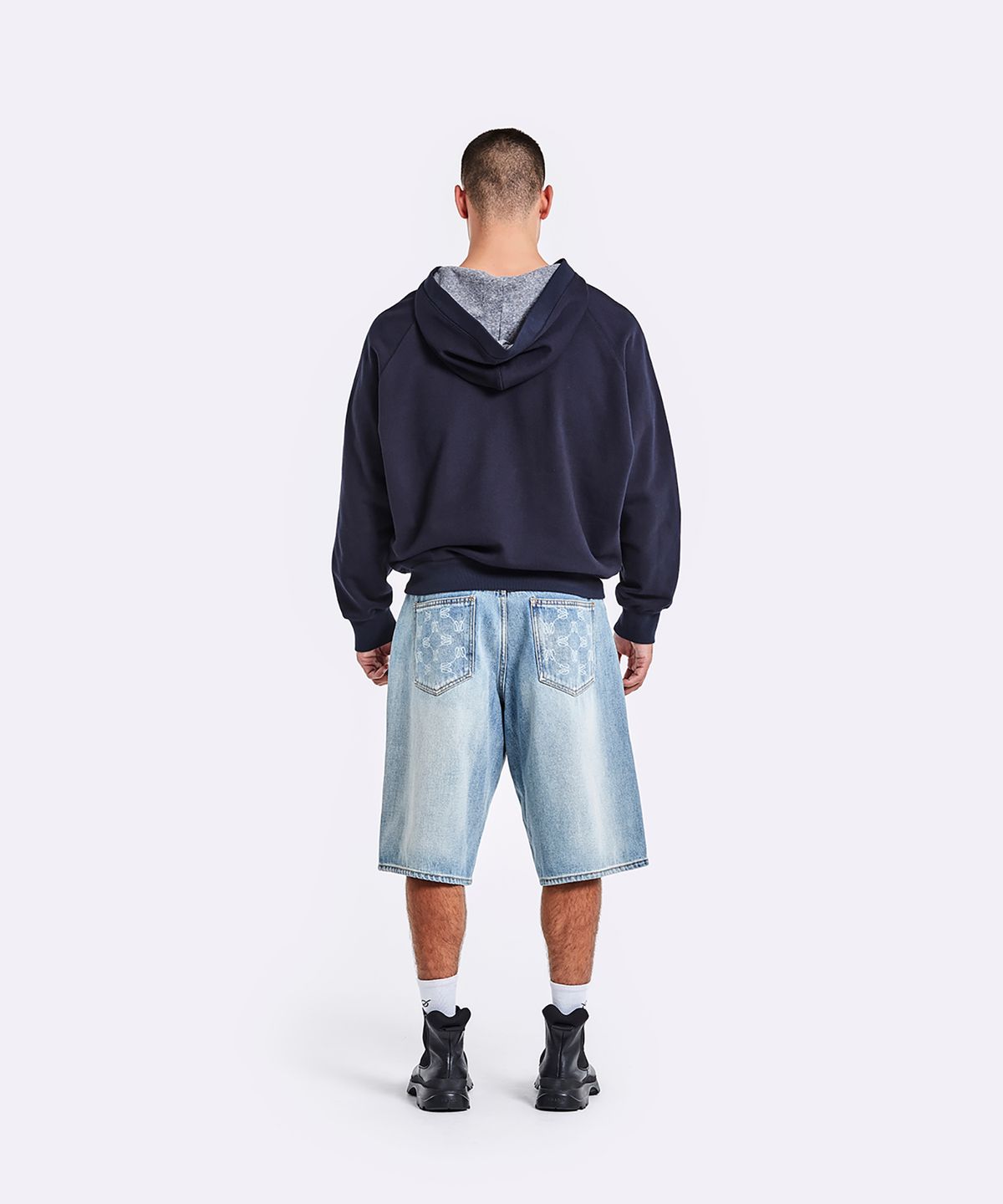 51퍼센트(51PERCENT) Denim Bermuda Shorts - Blue