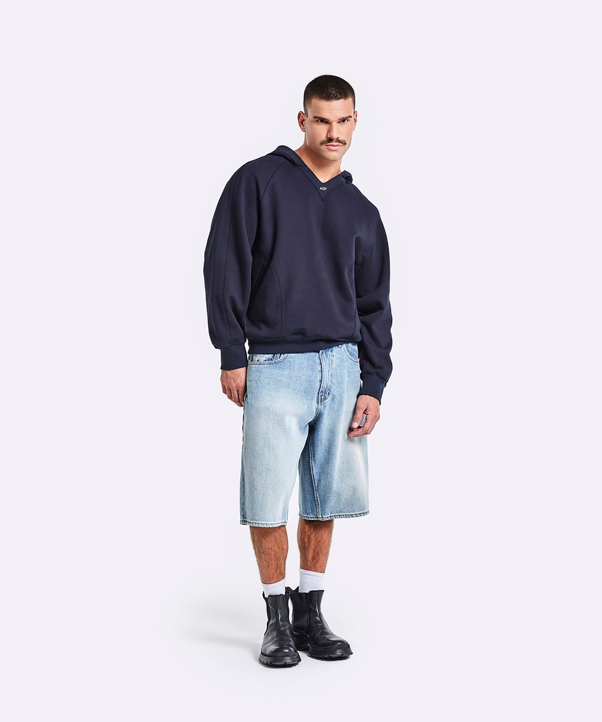 51퍼센트(51PERCENT) Denim Bermuda Shorts - Blue