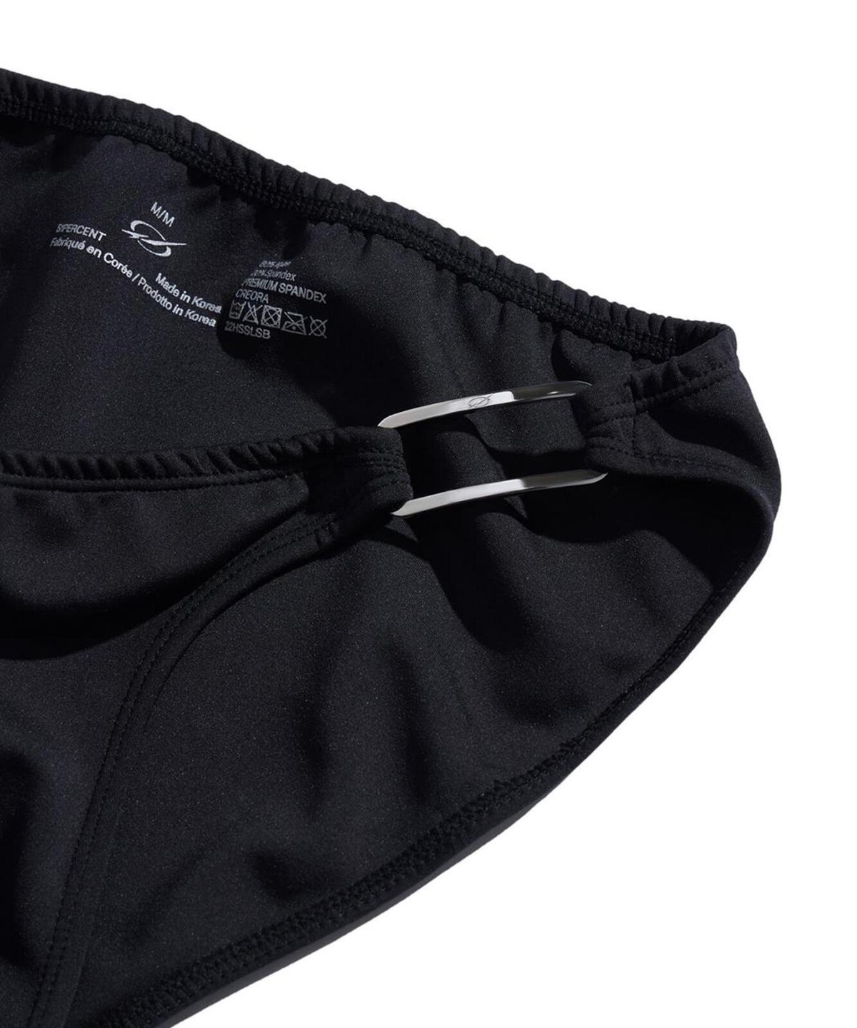 51퍼센트(51PERCENT) Side metal swim brief - Black