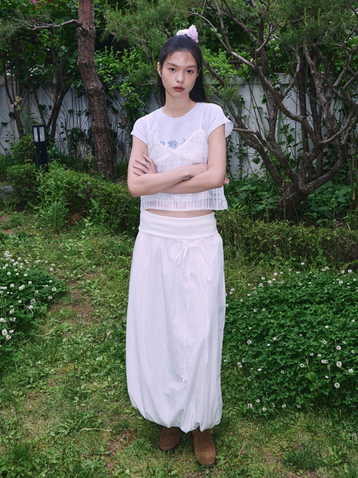 뽐므(POMME) 로제 탑(화이트)
