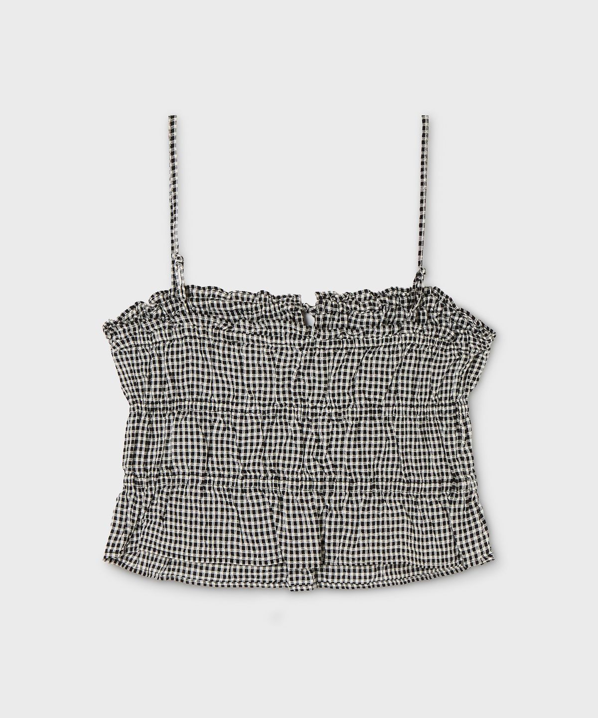 후아유(WHO.A.U) Dobby Check Blouse / WHBLG2541F