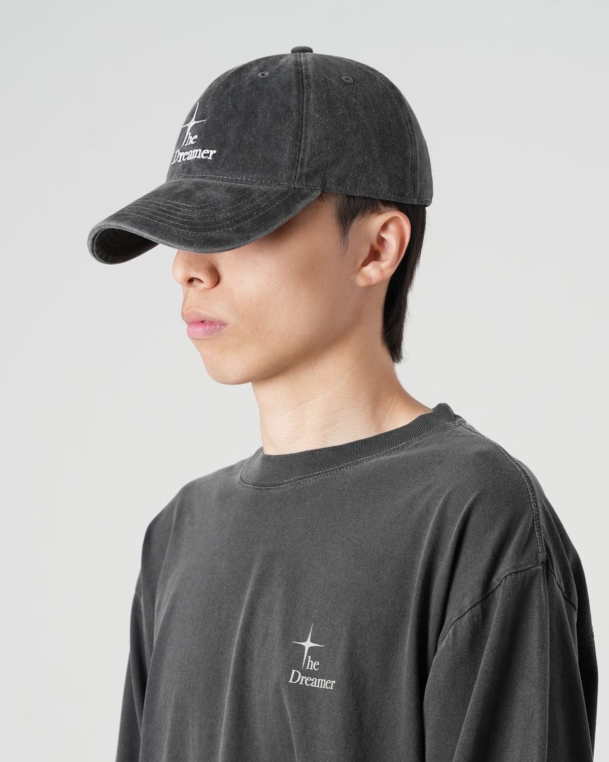드리머(DREEMR) Pigment Vintage Ball Cap - Charcoal