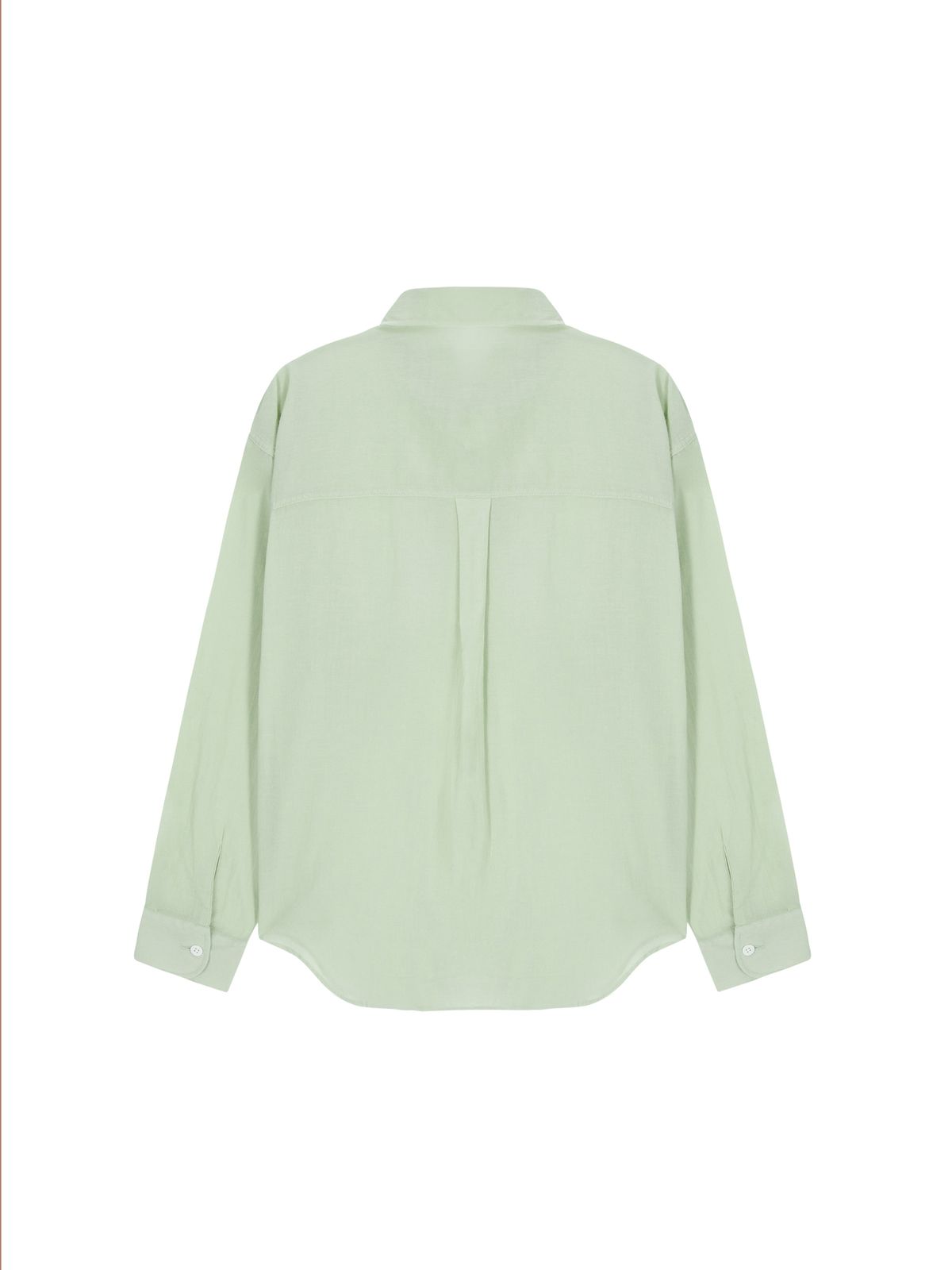 샐러드바구니(SALAD BAGUNI) Sheer cotton shirt - mint