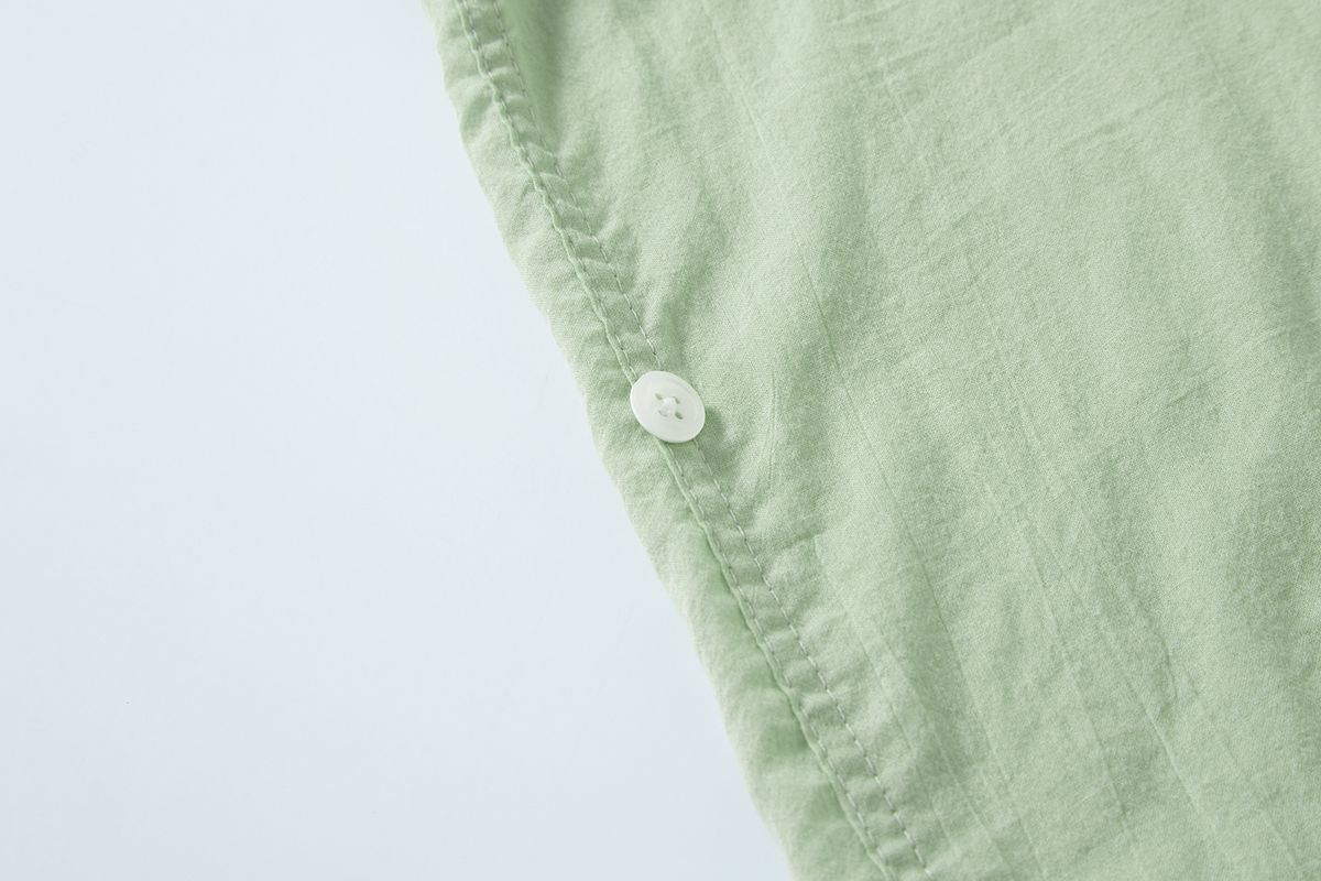 샐러드바구니(SALAD BAGUNI) Sheer cotton shirt - mint