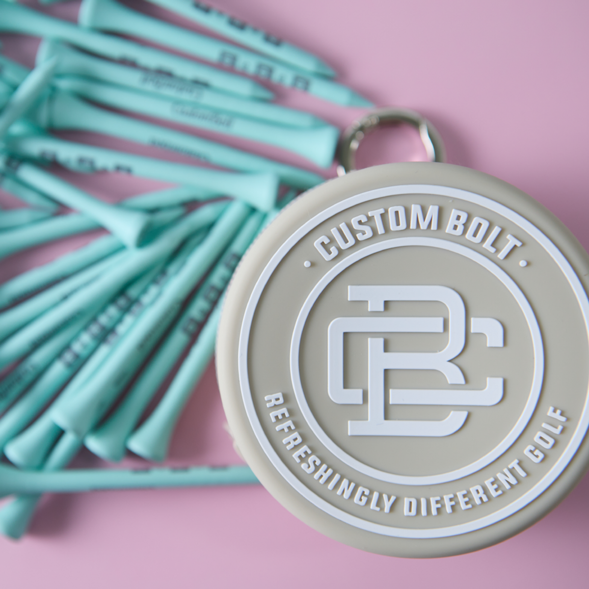 커스텀볼트(CUSTOMBOLT) PASTEL WOOD TEE 50pcs + 볼케이스 GIFT SET