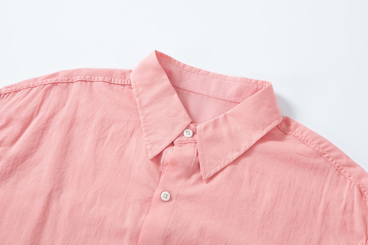샐러드바구니(SALAD BAGUNI) Sheer cotton shirt - pink