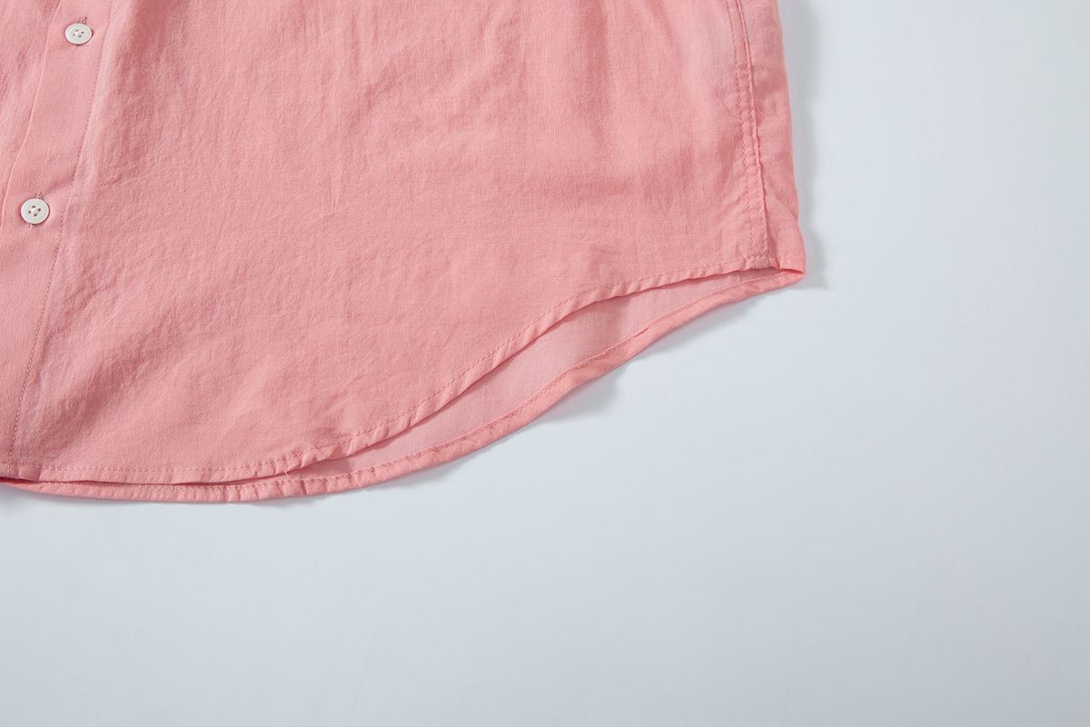 샐러드바구니(SALAD BAGUNI) Sheer cotton shirt - pink