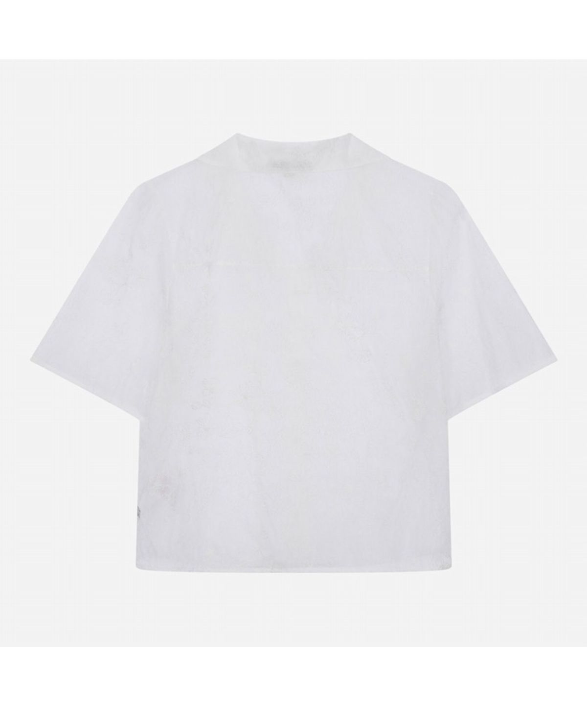 써스데이 아일랜드(THURSDAY ISLAND) 셔츠형 자수 블라우스_T254MBL243W