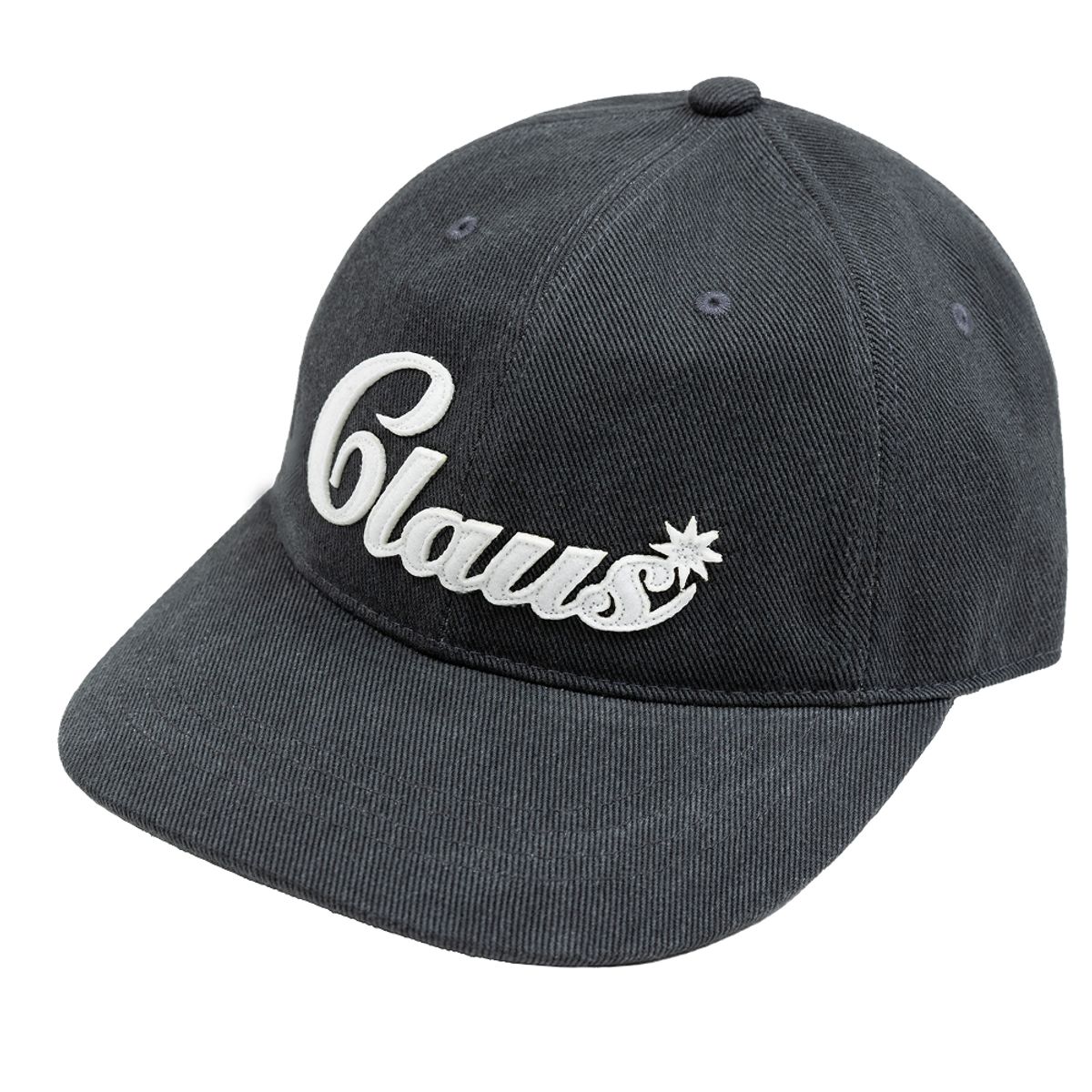 클로스랩(CLAUSLAB) CLAUS APPLIQUE CAP CHARCOAL