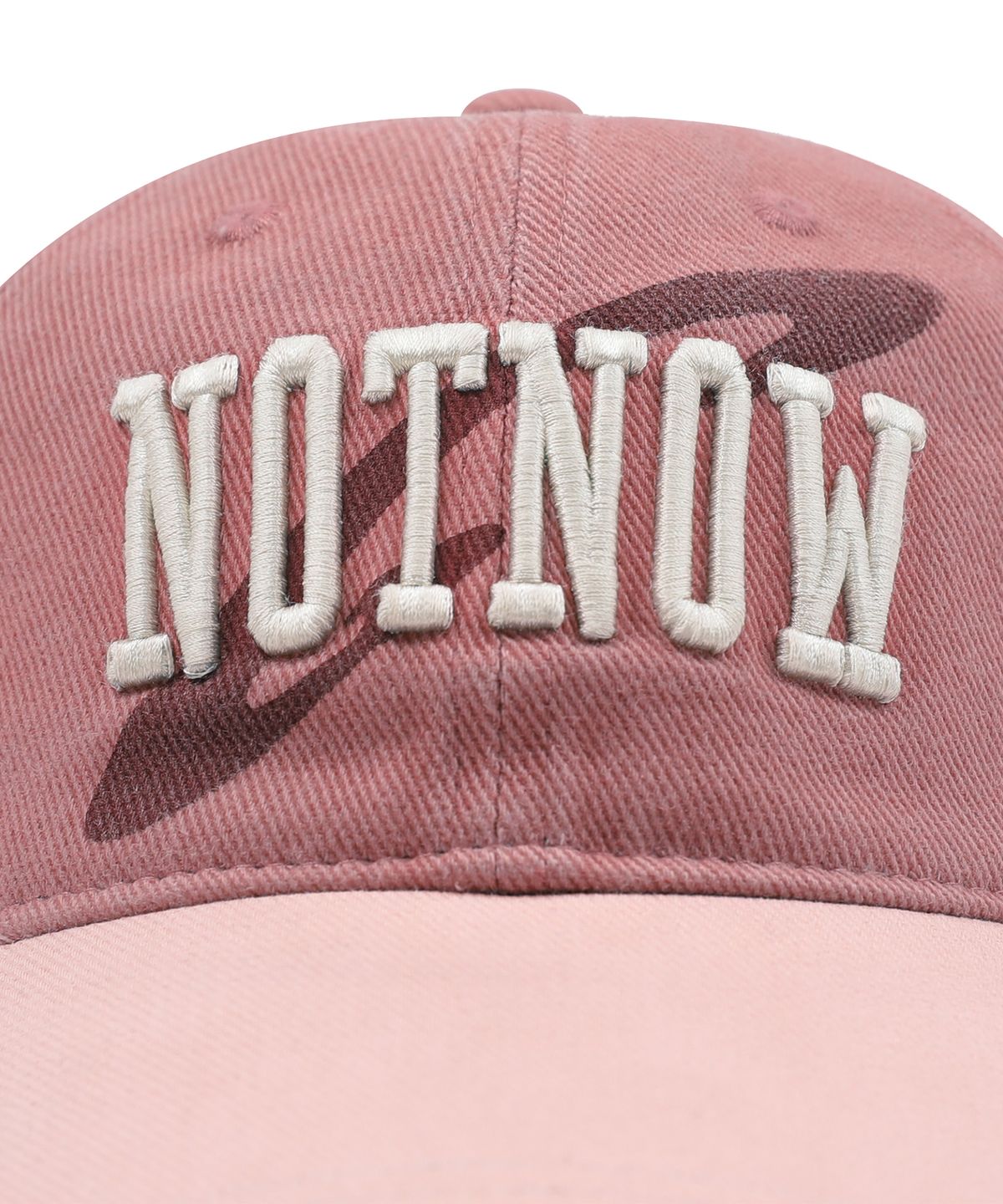 글랙(GLACK) GC059 NOTNOW 배색 워시드 코튼 볼캡 (PINK)