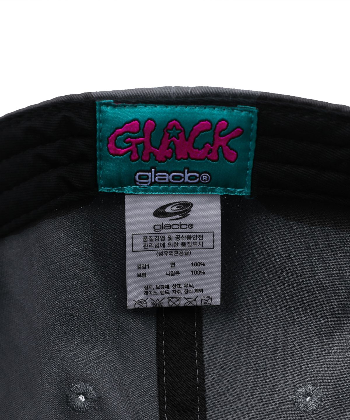 글랙(GLACK) GC061 미케닉스 6패널 캡 (GRAY)