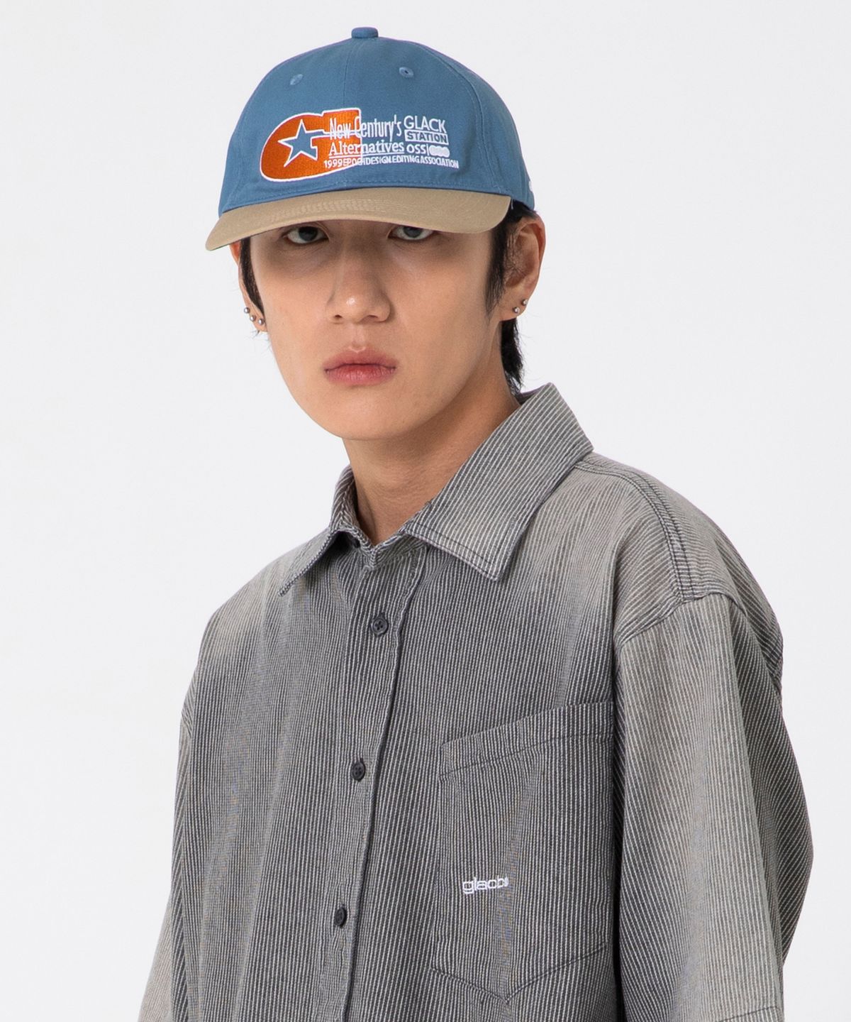 글랙(GLACK) GC061 미케닉스 6패널 캡 (LIGHT BLUE)