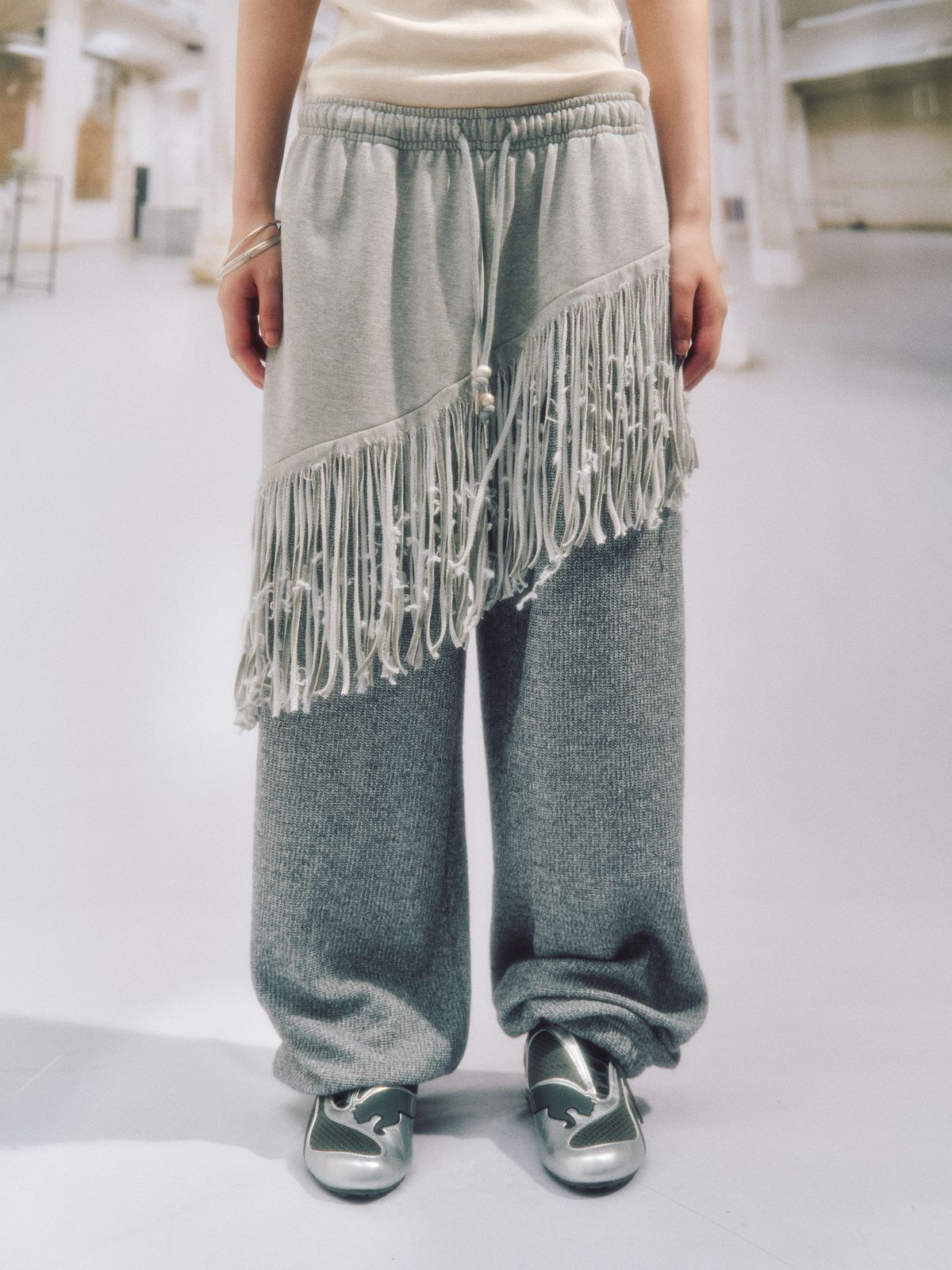 솜속(SOMSOC) PHAZE PRINGE PANTS_M.GREY