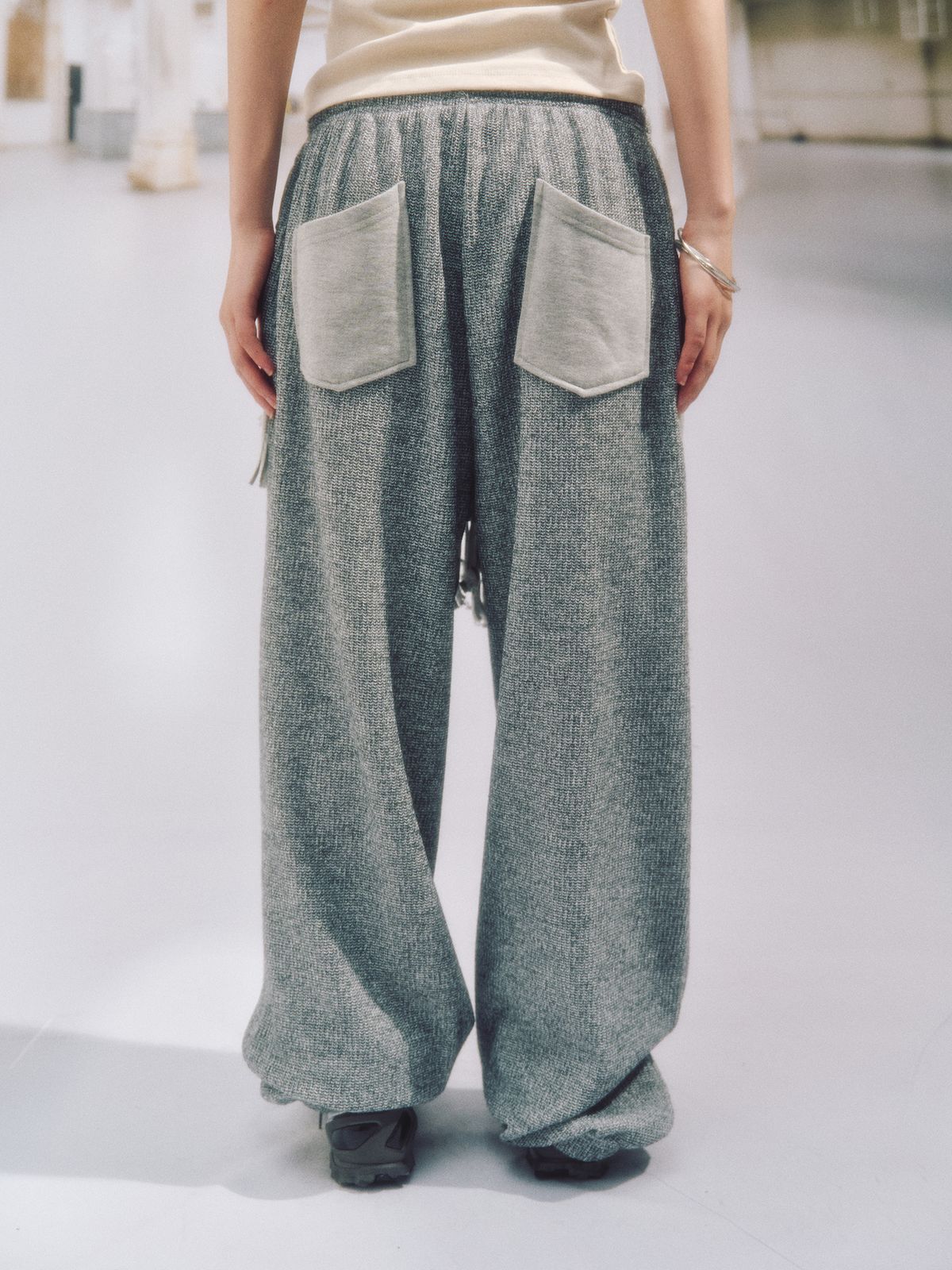 솜속(SOMSOC) PHAZE PRINGE PANTS_M.GREY
