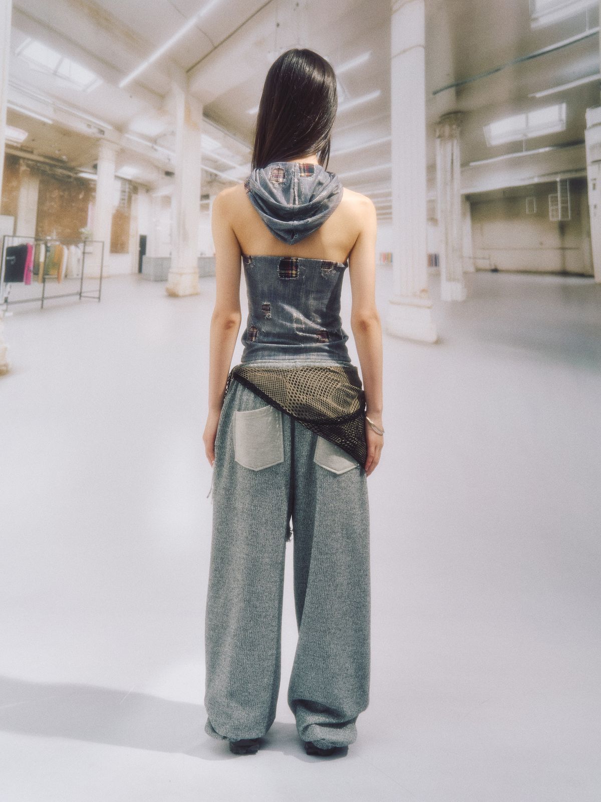 솜속(SOMSOC) PHAZE PRINGE PANTS_M.GREY