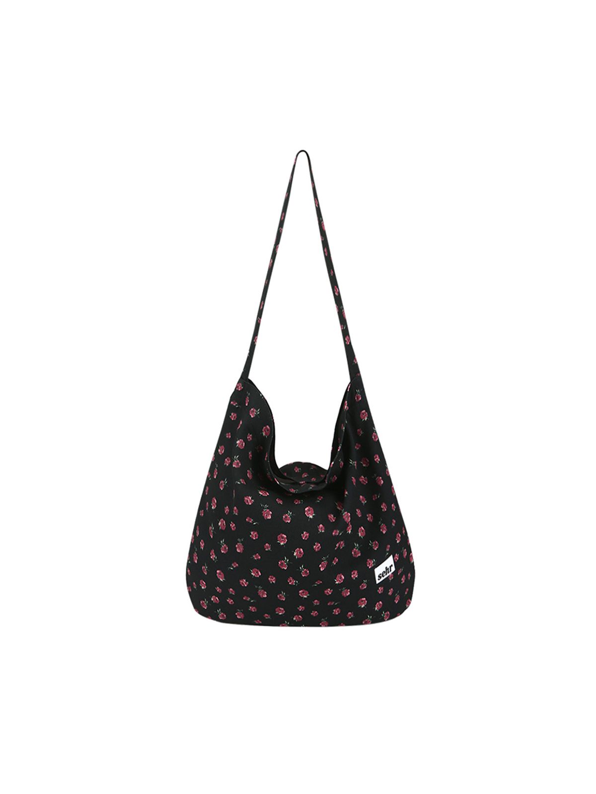 세르(SEHR) Burgundy Rose Easy Bag (Black)