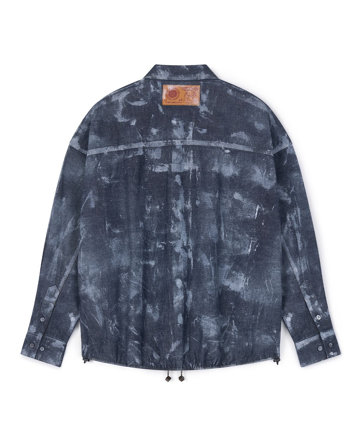 커넥트엑스(CONECTX) Hand painted denim shirts (dark ver.)