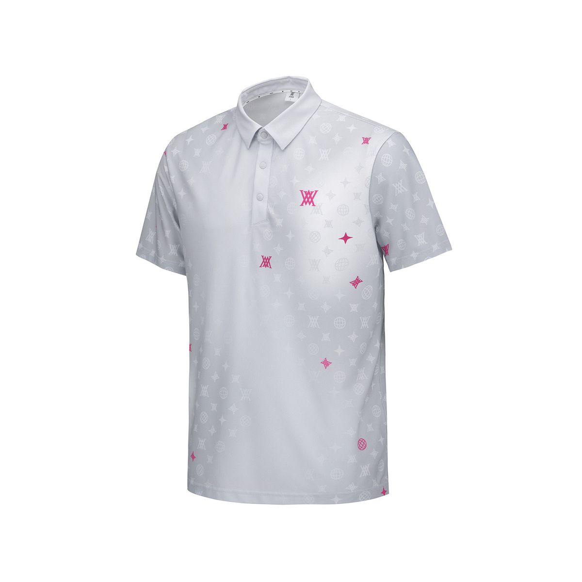 어뉴골프(ANEW GOLF) MEN SM GRADATION PATTERN SHORT T-SHIRT_LG