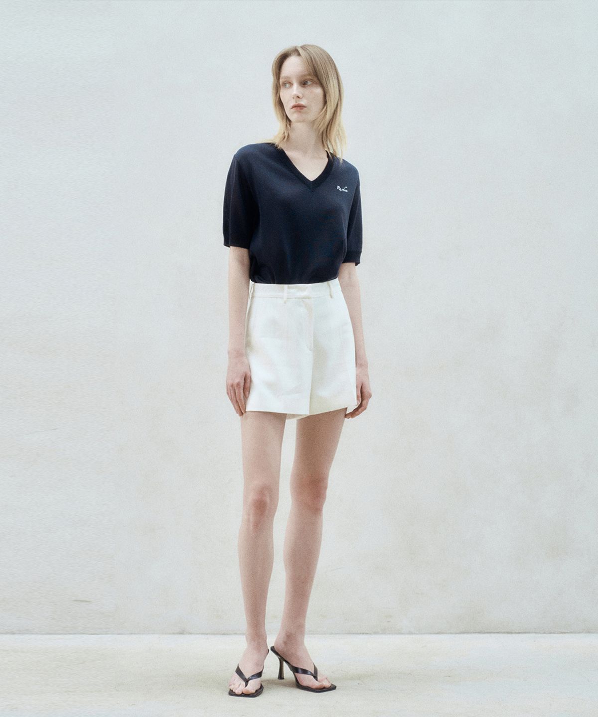 리이(RE RHEE) LINEN BLEND SHORT