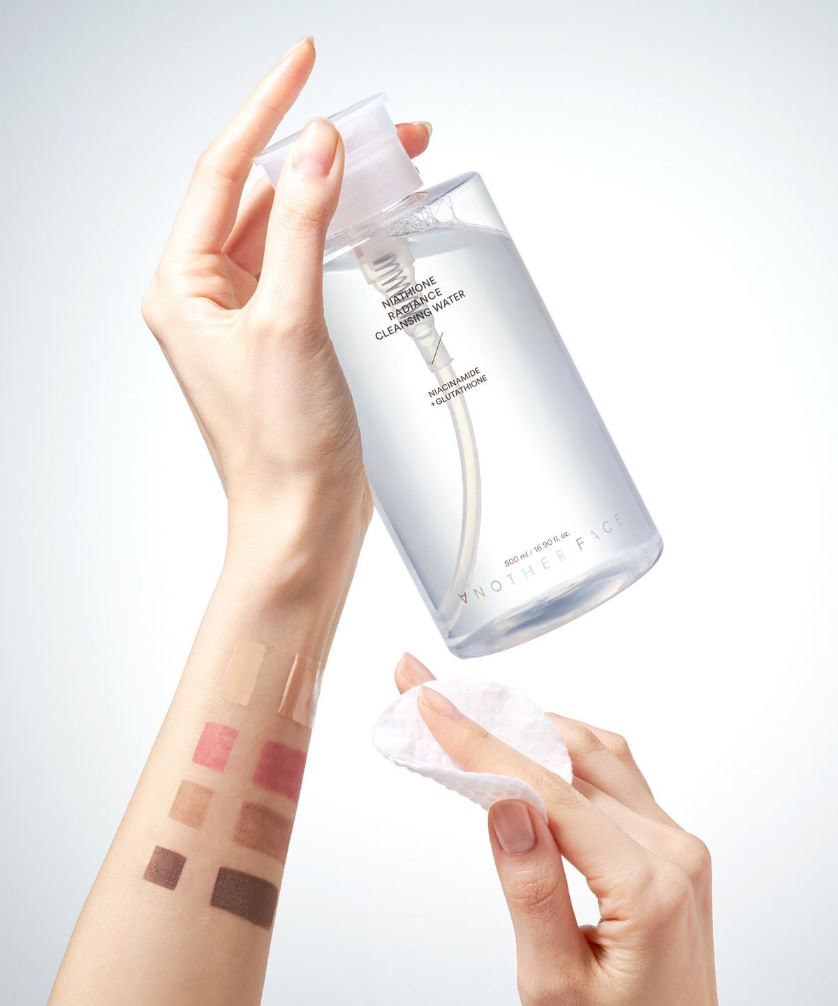어나더페이스(ANOTHERFACE) 나이아치온 빛 클렌징 워터 500ml (+샘플키트 증정)