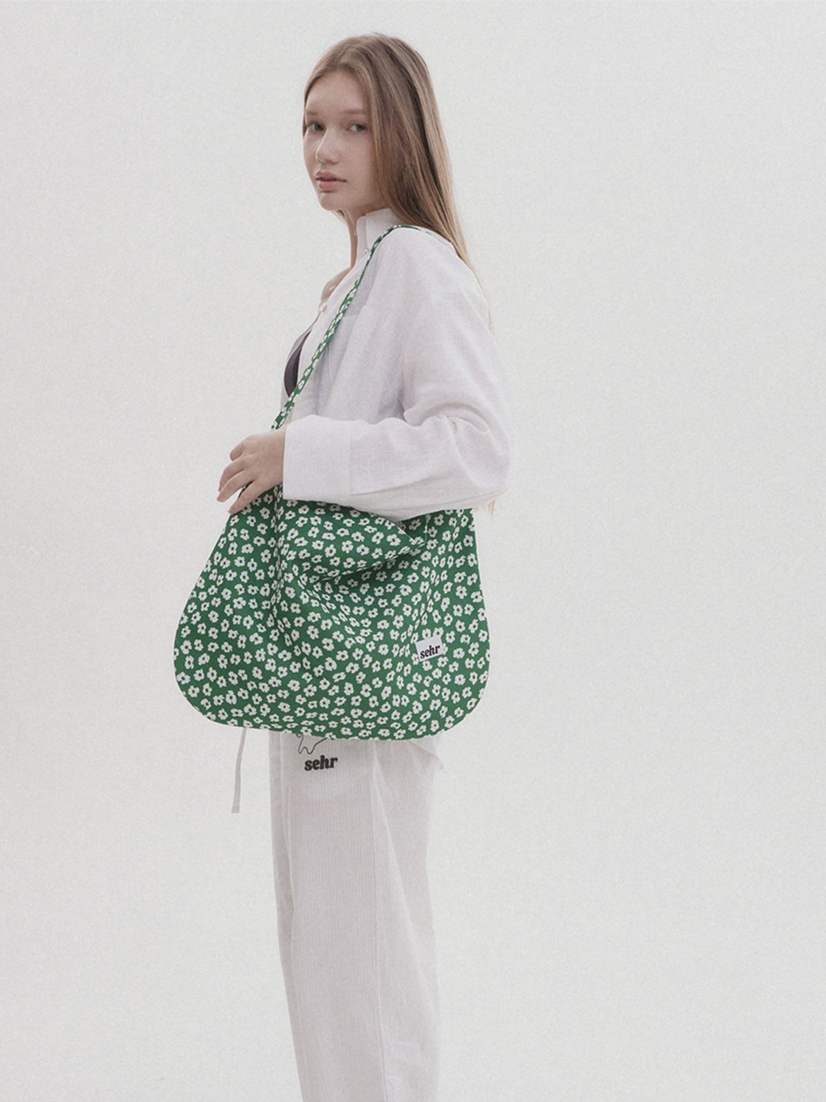 세르(SEHR) Green Flower Easy Bag