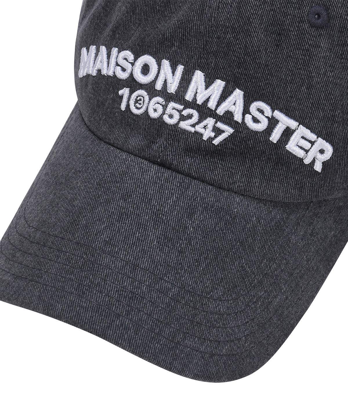 메종마스터(MAISON MASTER) 피그먼트 커브로고 볼캡