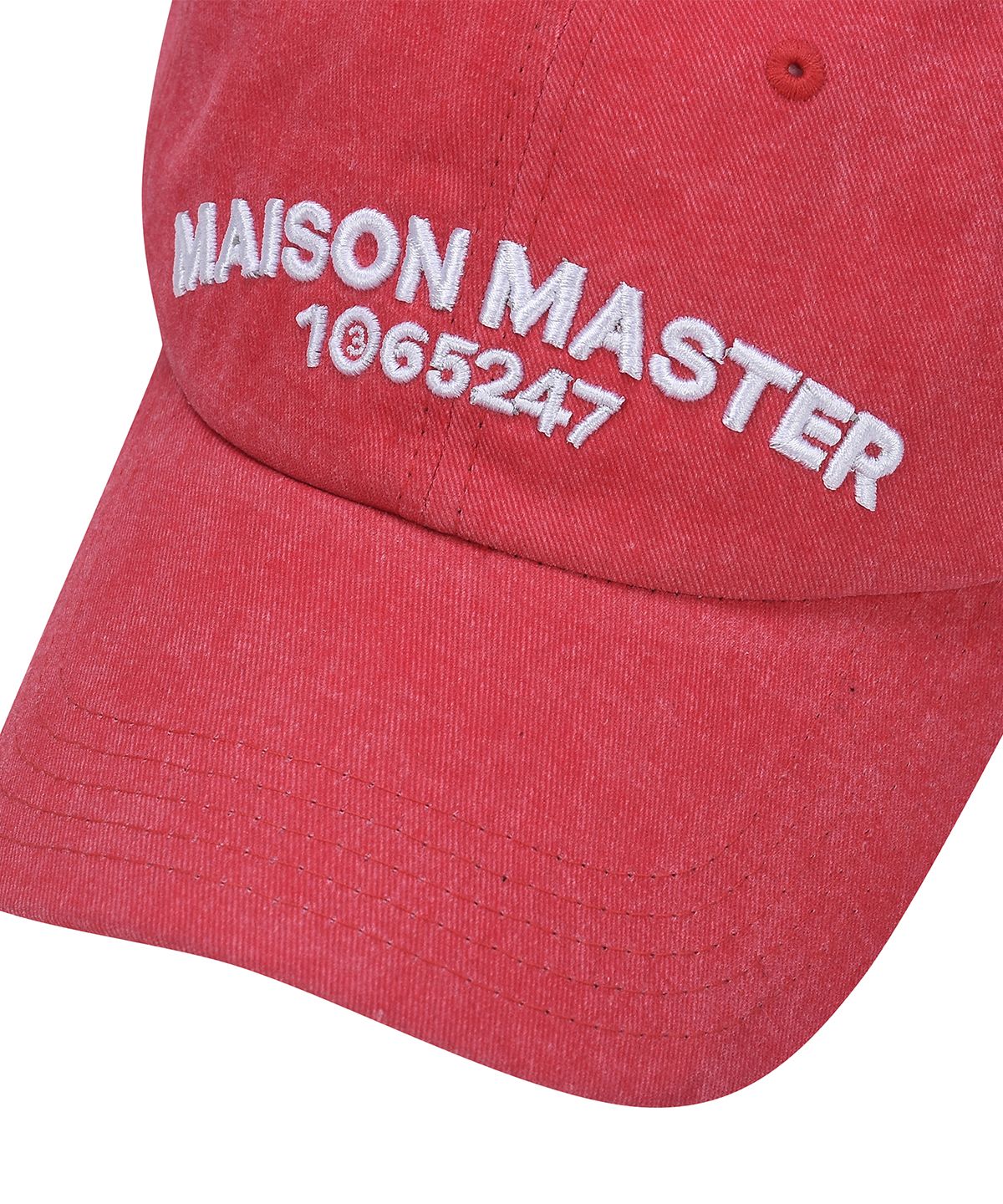 메종마스터(MAISON MASTER) 피그먼트 커브로고 볼캡