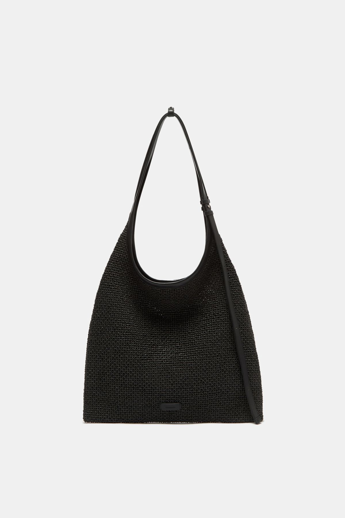 쿠론(COURONNE) Seine Shoulder 36 Raffia (Black) RCBSX25655BKX