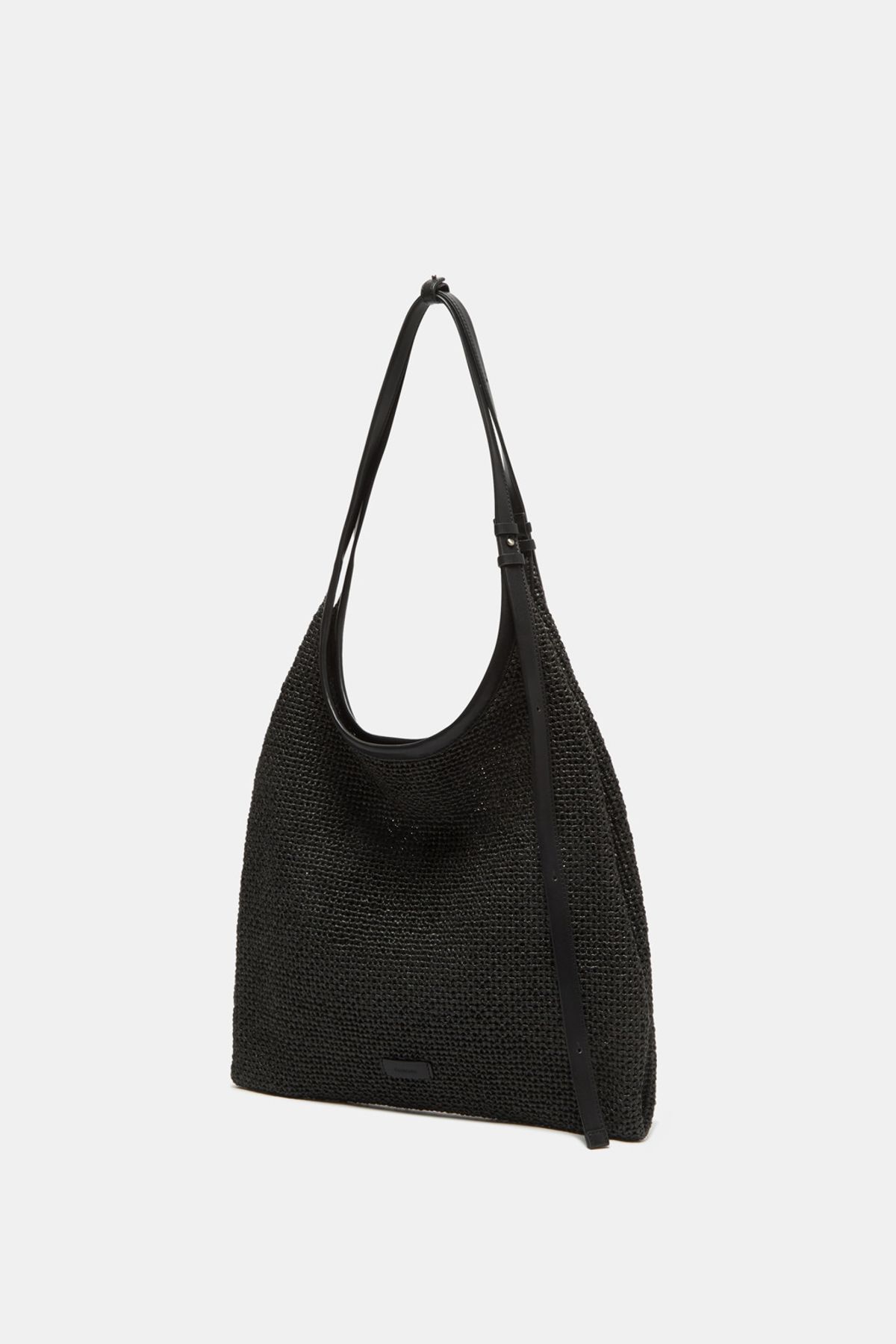쿠론(COURONNE) Seine Shoulder 36 Raffia (Black) RCBSX25655BKX