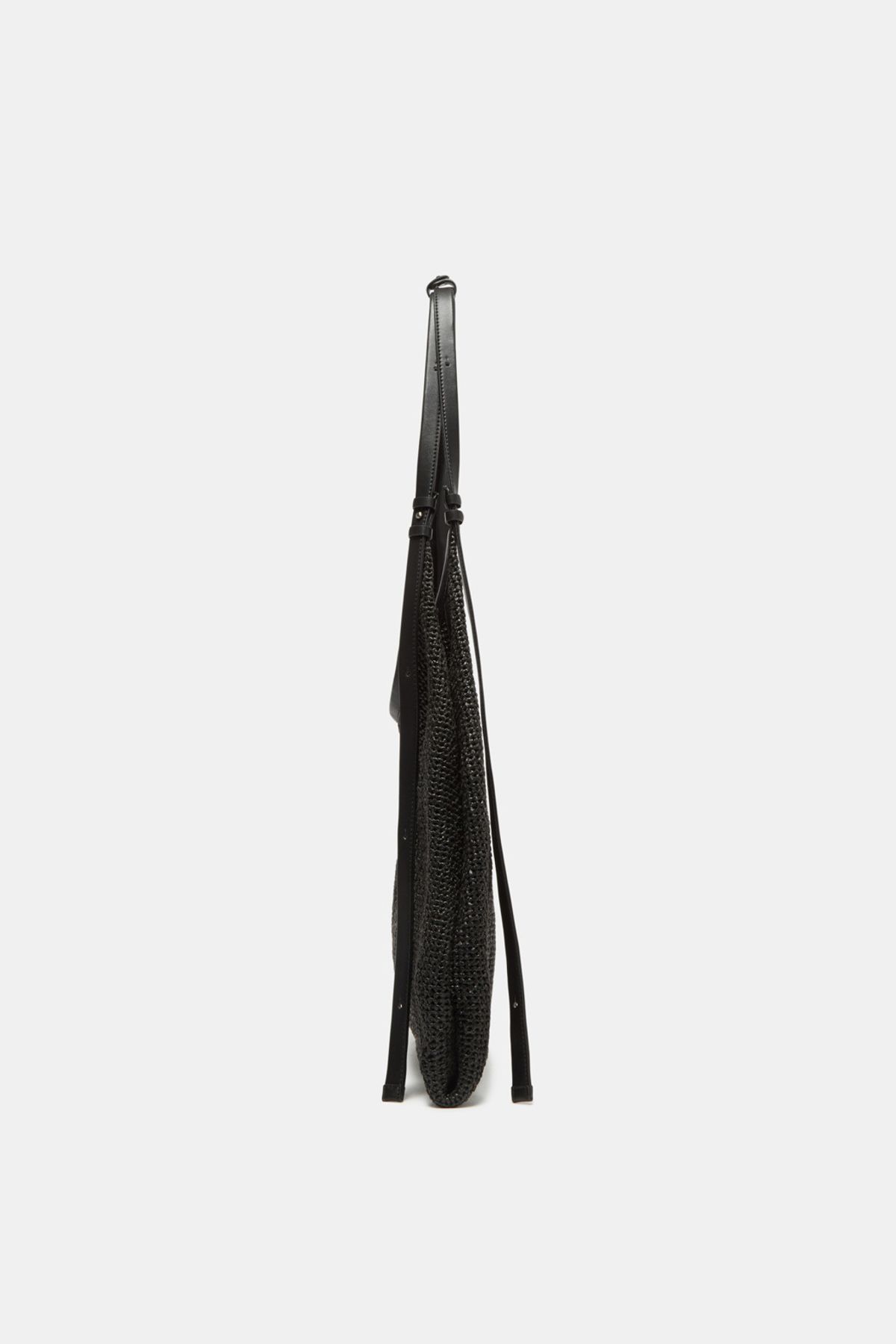 쿠론(COURONNE) Seine Shoulder 36 Raffia (Black) RCBSX25655BKX