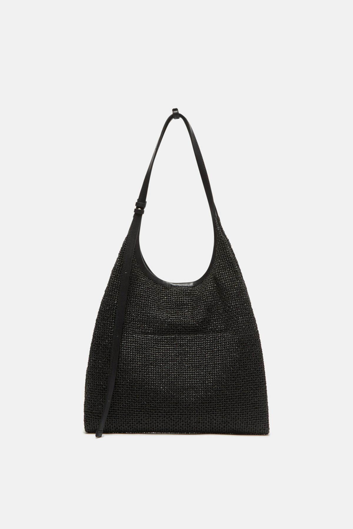 쿠론(COURONNE) Seine Shoulder 36 Raffia (Black) RCBSX25655BKX