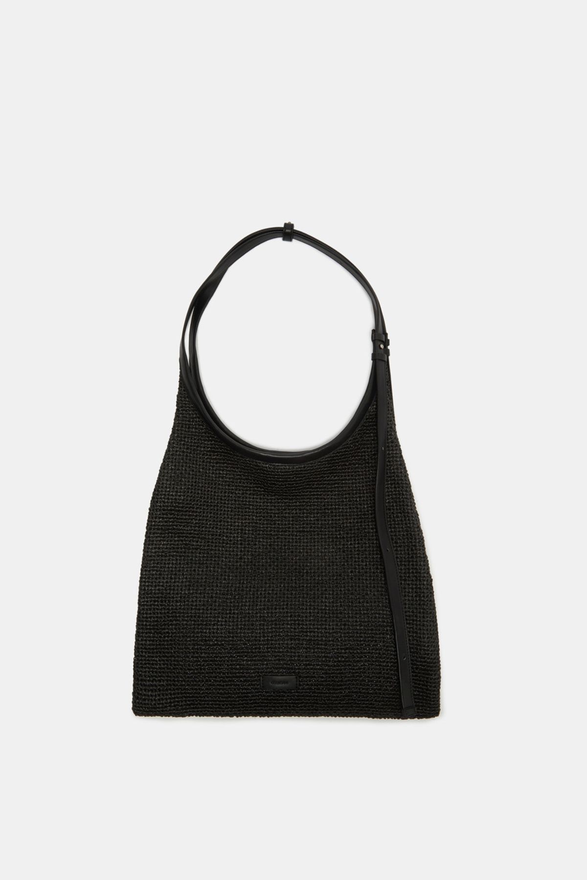 쿠론(COURONNE) Seine Shoulder 36 Raffia (Black) RCBSX25655BKX