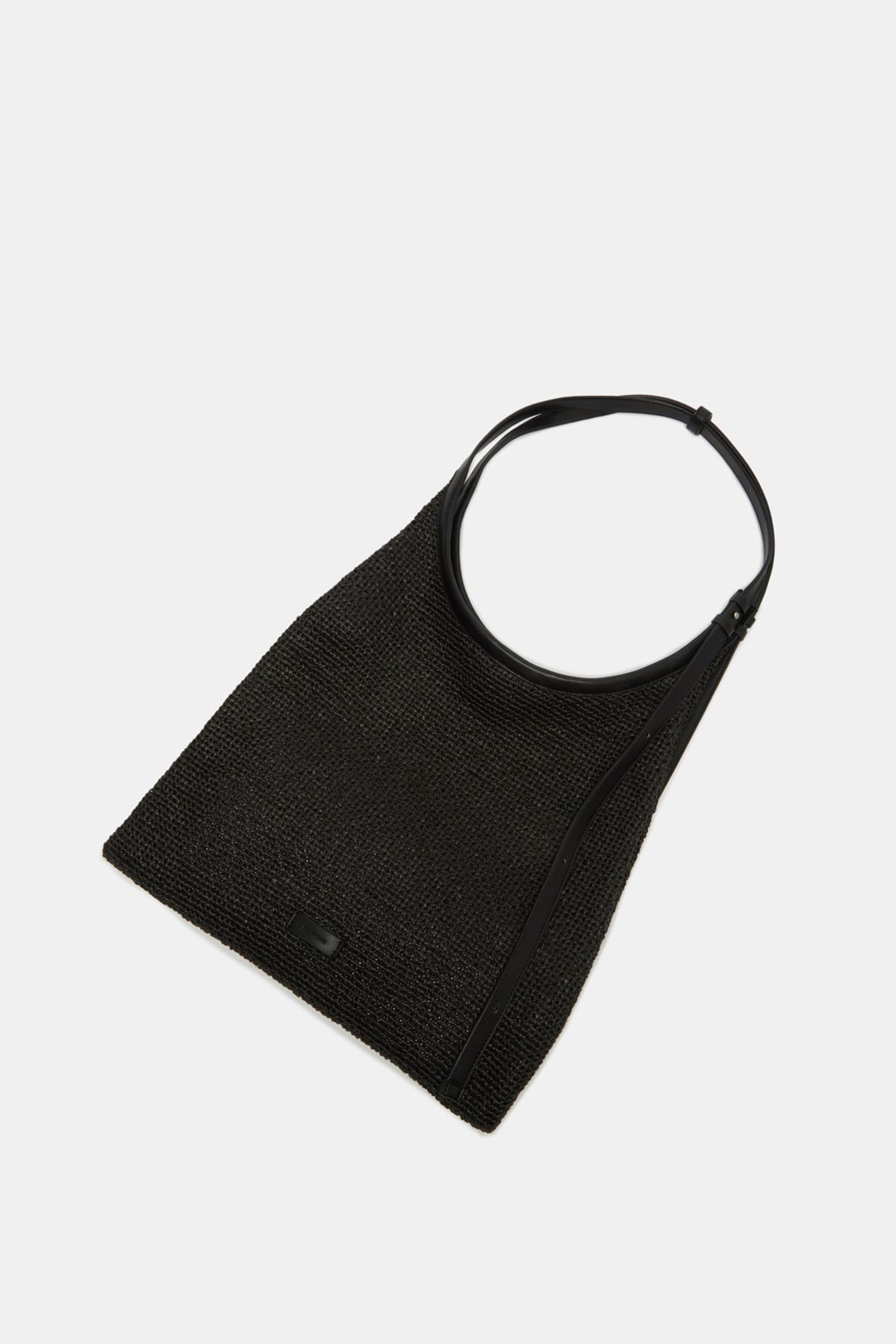 쿠론(COURONNE) Seine Shoulder 36 Raffia (Black) RCBSX25655BKX