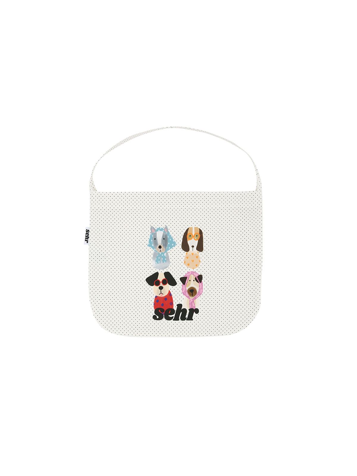 세르(SEHR) Puppy Family Easy Bag (Dot Ivory)