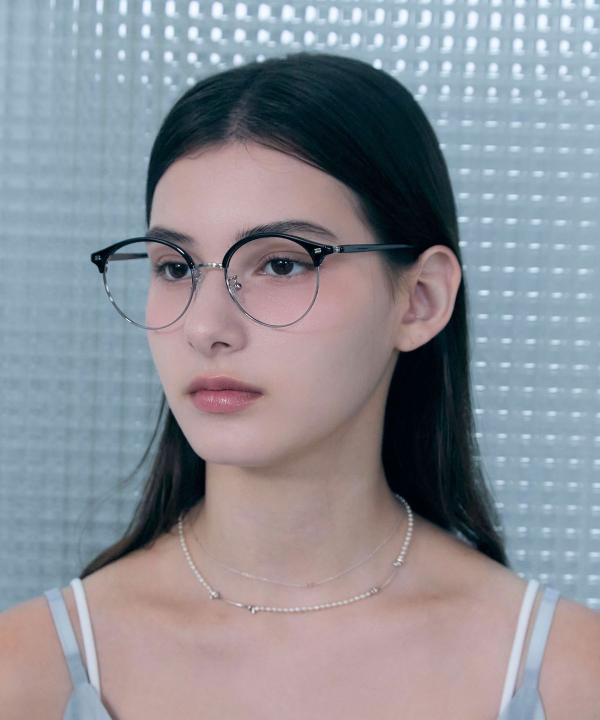 오아트(OART) Duras Glasses [BLACK SILVER]