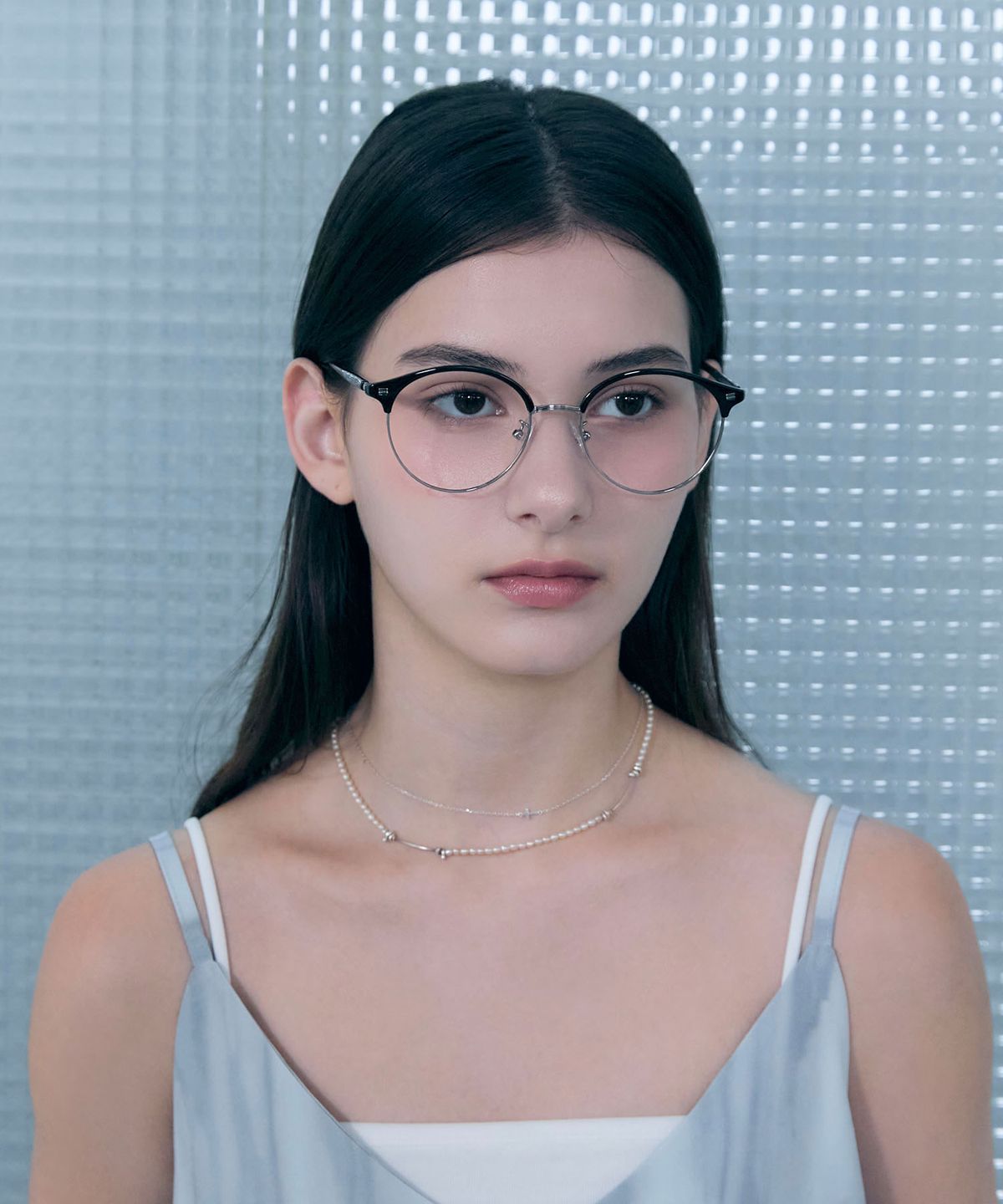 오아트(OART) Duras Glasses [BLACK SILVER]