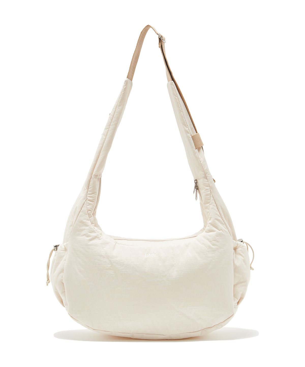 피스메이커(PIECE MAKER) MULTI POCKET CUSHION CROSS BAG (IVORY)