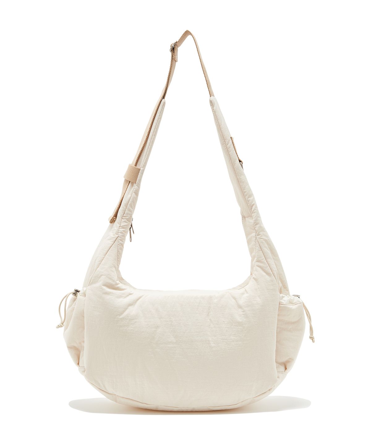 피스메이커(PIECE MAKER) MULTI POCKET CUSHION CROSS BAG (IVORY)