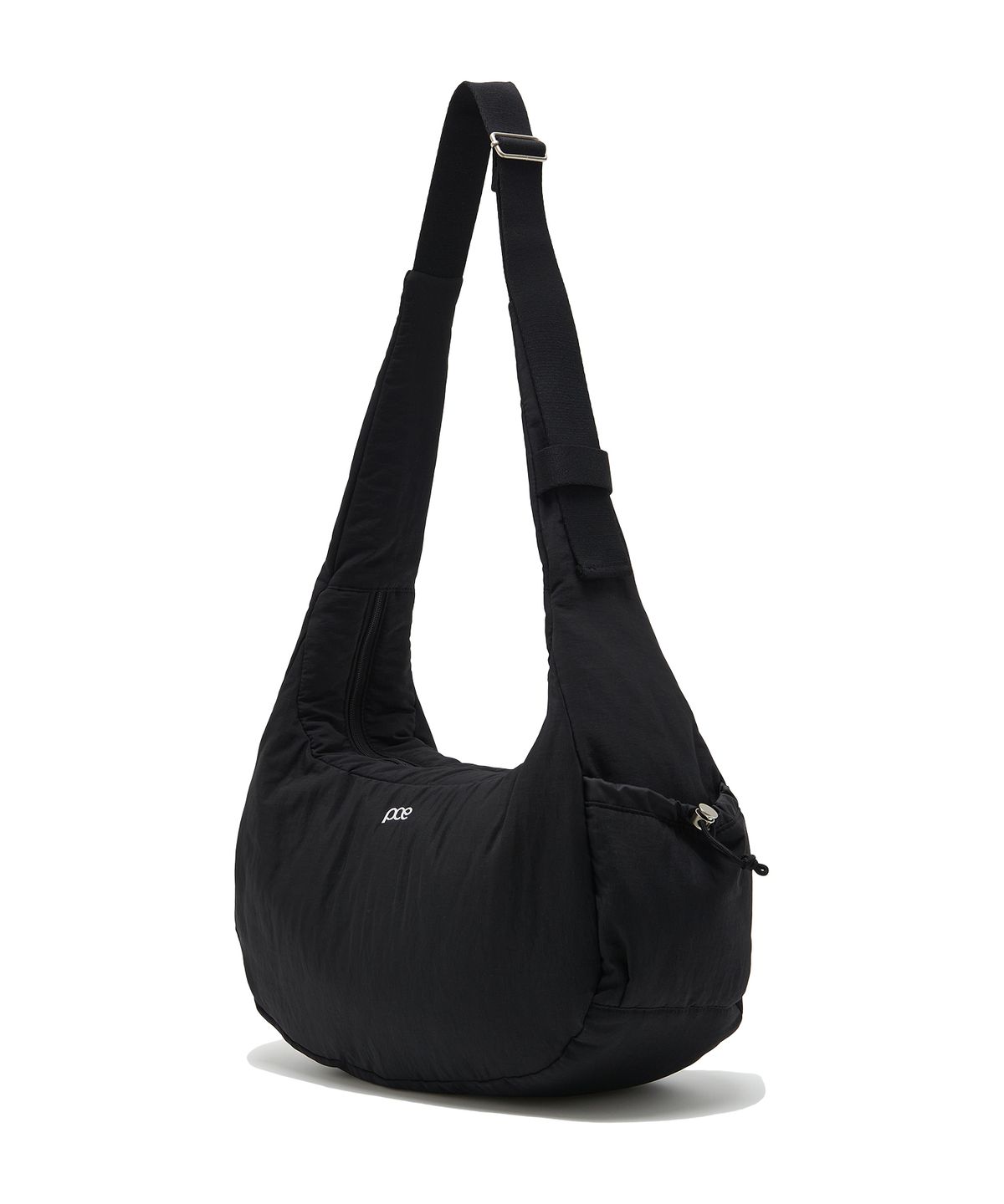 피스메이커(PIECE MAKER) MULTI POCKET CUSHION CROSS BAG (BLACK)